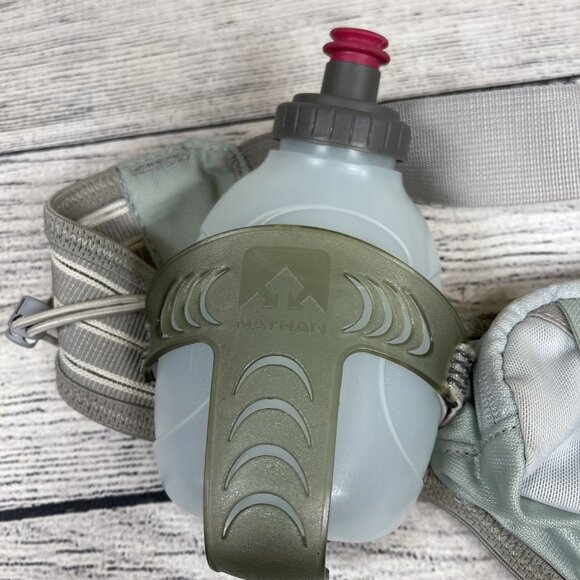 Nanthan Running Cycling Hydration Adjustable Trail Mix Belt with 2 Bottl… - Picture 10 of 15